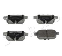 Pastiglie freno Assale posteriore 51801 JAPKO per SUZUKI SWIFT IV SX4 S-CROSS