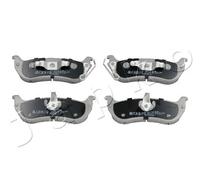 JAPKO Pastiglie Freno Bremsbelegsatz Posteriore Adatto A per Chrysler Pacifica