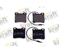 Pastiglie freno Assale posteriore 6015570 KRAFT AUTOMOTIVE per PEUGEOT 605 406
