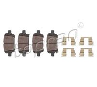 Pastiglie freno Assale posteriore 624 521 TOPRAN per OPEL ASTRA K