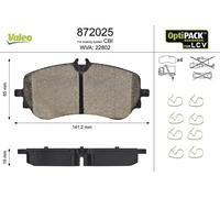 VALEO Kit pastiglie freni 872025 – assale posteriore per VW, MAN, VW Crafter Box