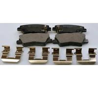 Pastiglie freno Assale posteriore B111279 DENCKERMANN per KIA HYUNDAI