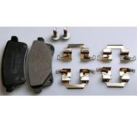 DENCKERMANN B111323 Kit pastiglie freno, Freno a disco per RENAULT