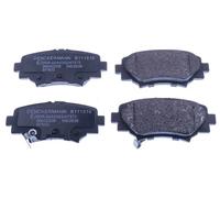 DENCKERMANN B111516 Kit pastiglie freno, Freno a disco per MAZDA