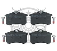Pastiglie freno Assale posteriore BP-10066 OPTIMAL per CITROËN VW SEAT AUDI FORD