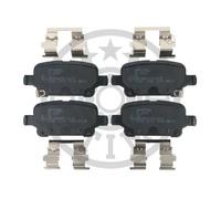 Pastiglie freno Assale posteriore BP-12744 OPTIMAL per OPEL ASTRA K AMPERA-E