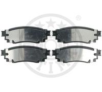 Pastiglie freno Assale posteriore BP-12831 OPTIMAL per LEXUS TOYOTA