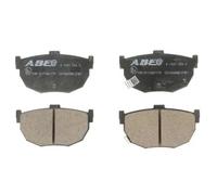 Set di pastiglie freno ABE C21026ABE, posteriore