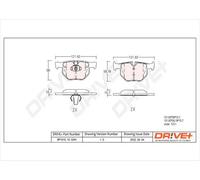 Pastiglie freno Assale posteriore DP1010.10.0341 Drve+ per BMW X5 X6