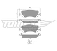 TOMEX brakes TX 13-75 Kit pastiglie freni