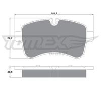 Pastiglie freno Assale posteriore TX 16-00 TOMEX Brakes per IVECO