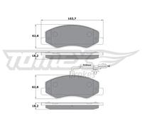 TOMEX brakes TX 16-49 Kit pastiglie freni