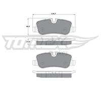 Pastiglie freno Assale posteriore TX 17-72 TOMEX Brakes per LAND ROVER