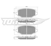 Pastiglie freno Assale posteriore TX 19-05 TOMEX Brakes per FIAT LANCIA VW DODGE