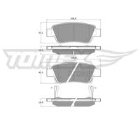 Pastiglie freno Assale posteriore TX 19-07 TOMEX Brakes per HONDA CR-V III