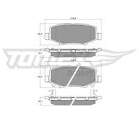 Pastiglie freno Assale posteriore TX 19-21 TOMEX Brakes per JEEP DODGE TATA
