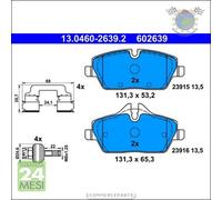 Pastiglie freno ATE Anteriore per BMW i3 I01 Electric Range s