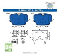 Pastiglie freno ATE Anteriore per BMW X1 U11 xDrive sDrive MINI