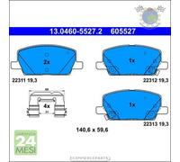 Pastiglie freno ATE Anteriore per CHEVROLET TRAX OPEL MOKKA /