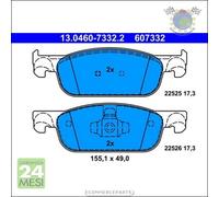 Pastiglie freno ATE Anteriore per DACIA SANDERO LOGAN RENAULT SANDERO/STEPWAY C