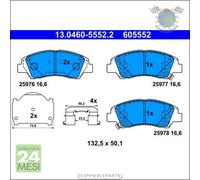 Pastiglie freno ATE Anteriore per HYUNDAI i10