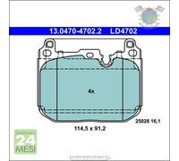Pastiglie freno ATE Ceramic Anteriore per BMW X2 F39 xDrive sDrive M35 X1 F48 2