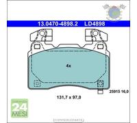 Pastiglie freno ATE Ceramic Anteriore per CHEVROLET CAMARO OPEL INSIGNIA B
