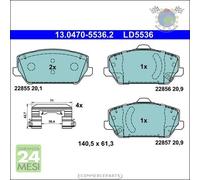 Pastiglie freno ATE Ceramic Anteriore per HYUNDAI i30