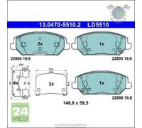 Pastiglie freno ATE Ceramic Anteriore per HYUNDAI i30 KIA PROCEED XCEED CEED