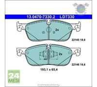Pastiglie freno ATE Ceramic Anteriore per JAGUAR E-PACE LAND ROVER RANGE EVO ##p