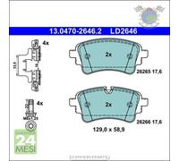Pastiglie freno ATE Ceramic Posteriore per AUDI A7 A6 A5 A4