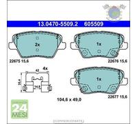 Pastiglie freno ATE Ceramic Posteriore per HYUNDAI i30 KIA PROCEED XCEED CEED
