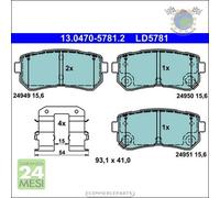 Pastiglie freno ATE Ceramic Posteriore per HYUNDAI TUCSON KONA ix20 KIA PICANTO