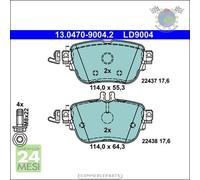 Pastiglie freno ATE Ceramic Posteriore per MERCEDES CLASSE E 2.0220 300 250 220