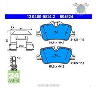 Pastiglie freno ATE Posteriore per BMW 3 G20 G80 G28 320 318 316 4 G23 G83 420