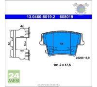 Pastiglie freno ATE Posteriore per CHRYSLER 300C Touring LANCIA THEMA