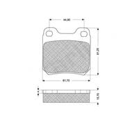 Pastiglie freno BD S184 STARLINE
