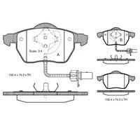 Pastiglie freno BD S301 STARLINE