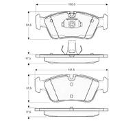 Pastiglie freno BD S314 STARLINE