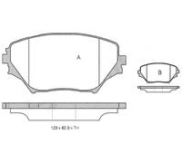 Pastiglie freno BD S832P STARLINE