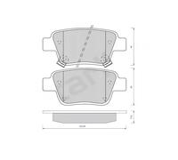 Pastiglie freno BD S834P STARLINE