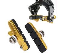 Pastiglie Freno Bici da Strada in Alluminio e Gomma, Cuscinetti di Ricambio Compatibili con Modelli Road Bike, Sostituzione Facile per e