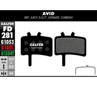 Pastiglie freno bicicletta disco compatibile con AVID JUICY - CARBON ULTIMATE