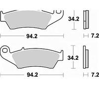 PASTIGLIE FRENO BRAKING SINTERIZZATE APRILIA MXV RXV 450 550