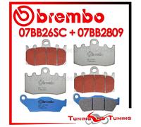 Pastiglie Freno BREMBO Ant. SC+Post. CC PER BMW R 850 RT Integral ABS 2001 2002