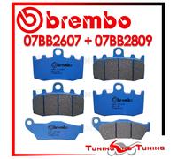 Pastiglie Freno BREMBO Anterior CC+Posteriori CC PER BMW R 1200 GS ABS 2008 2009