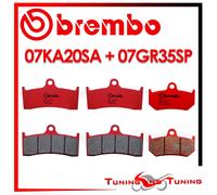 Pastiglie Freno BREMBO Anterior SA+Post SP PER MV AGUSTA F4 MAMBA 1000 2006 2007