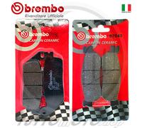 PASTIGLIE FRENO BREMBO CARBON YAMAHA XMAX 250 SPORT 2011 2012 KIT ANT+POST X-MAX