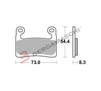 PASTIGLIE FRENO BREMBO SR 07GR90SR MESCOLA SINTERIZZATA PER BMW R 1250 GS