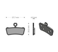 Pastiglie freno Brenta EBIKE AVID XO ELIXIR 7 9 Trail SRAM RSC RS R Guide